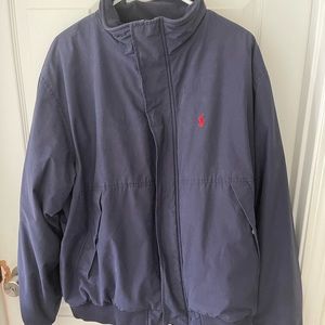 POLO RALPH LAUREN Men’s Navy Pony Lined Jacket Coat Size XL